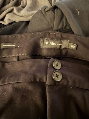 torrid Studio Black Trouser Straight Pants